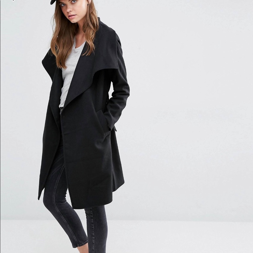 Black coat. Size XS. Ordered from ASOS.